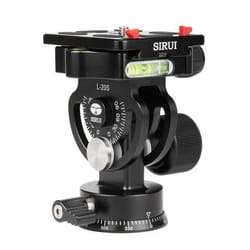 Sirui L-20S tête de trépieds Noir Aluminium 3/8" Panoramique