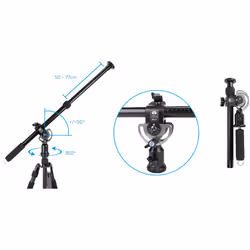 Sirui HA-77 1/4, 3/8" Aluminium Noir