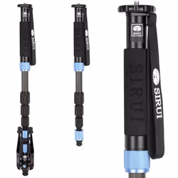 Sirui P-224SR 1/4, 3/8" Aluminium, Charbon Noir, Bleu