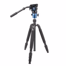 Sirui VHD2004+VH10, 3 pieds, Noir, Bleu, 175 cm, 2,5 kg