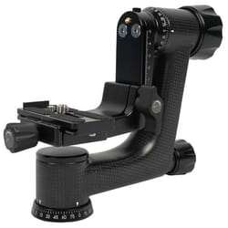 Sirui PH-10 tête de trépieds Noir Charbon, Fibre 1/4, 3/8" Cardan