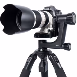 Sirui PH-10 tête de trépieds Noir Charbon, Fibre 1/4, 3/8" Cardan - Vue supplémentaire 12