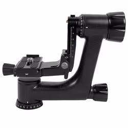 Sirui PH-10 tête de trépieds Noir Charbon, Fibre 1/4, 3/8" Cardan