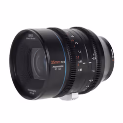Sirui Venus 35mm T2.9 1.6x Objectif de cinéma Noir