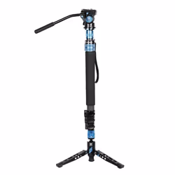 Sirui P-424FS, 168,3 cm, 1/4, 3/8", Aluminium, Charbon, Noir