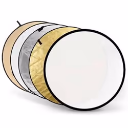 Godox RFT-06 5-in-1 Gold, Silver, Soft Gold, White, Translucent - 1, Réflecteur, 110 cm, Or, Argent, Translucide, Blanc, 5 pi ...