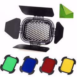 Godox BD-07, Kit, Noir, Bleu, Vert, Rouge, Jaune, 1 pièce(s), 400 g, AD200