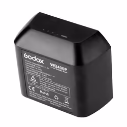 Godox WB400P, Lithium-Ion (Li-Ion), 2600 mAh, 21,6 V, 56,16 Wh