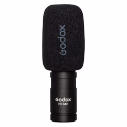 Godox VD-Mic, Microphone de caméscope, Cardioïde, Avec fil, 3,5 mm (1/8"), Noir, Aluminium