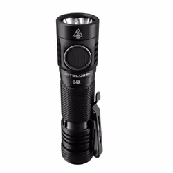 Nitecore E4K, Lampe torche, Noir, Aluminium, Boutons, 2 m, 2 m