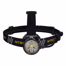 Nitecore HEADLAMP H SERIES 1600 LUMENS/HU60, Lampe frontale, Noir, Aluminium, Boutons, 1 m, IP67