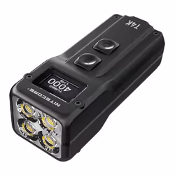 Nitecore T4K torche et lampe de poche Noir Lampe porte-clés LED