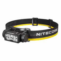 Nitecore HC60 UHE torche et lampe de poche Noir, Jaune Lampe frontale LED