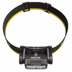 Nitecore HC60 UHE torche et lampe de poche Noir, Jaune Lampe frontale LED - Vue supplémentaire 5