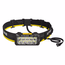 Nitecore HU2000 torche et lampe de poche Noir, Jaune Lampe frontale LED