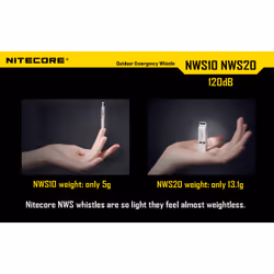 Nitecore NWS10 sifflet d’urgence