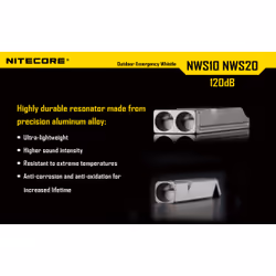 Nitecore NWS10 sifflet d'urgence - Vue supplémentaire 4