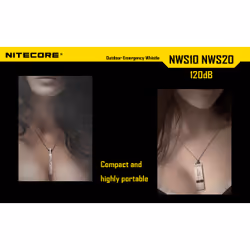 Nitecore NWS10 sifflet d'urgence - Vue supplémentaire 5
