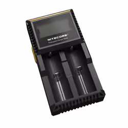 Nitecore D2, Phosphate de fer lithié (LiFePo4), Lithium-Ion (Li-Ion), Nickel-Cadmium (NiCd), Hybrides..., AA, AAA, AAAA, C