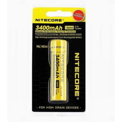 Nitecore NL1834 Batterie rechargeable 18650 Lithium-Ion (Li-Ion)