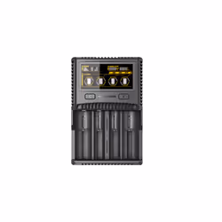 Nitecore SC4, Phosphate de fer lithié (LiFePo4), Lithium-Ion (Li-Ion), AA, AAA, AAAA, C, D