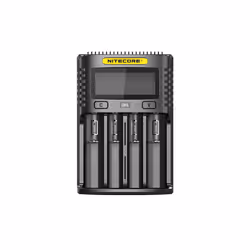 Nitecore UM4, Phosphate de fer lithié (LiFePo4), Lithium-Ion (Li-Ion), Nickel-Cadmium (NiCd), Hybrides..., AA, AAA, AAAA, C,  ...