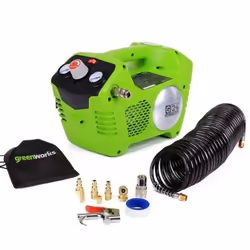 Greenworks GD24AC compresseur pneumatique 40 l/min Batterie
