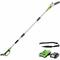 Unité de scie à perche Greenworks G24PS20K2; 24 V; 1x2,0 Ah accu.