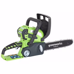 Tronçonneuse sur batterie - GREENWORKS - G40CS30 - 30 cm - Système dhuilage automatique - Chaîne Oregon