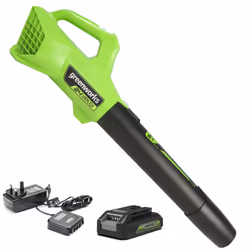Souffleur de feuilles sans fil Greenworks G24ABK2; 24 V; 1x2,0 Ah accu.