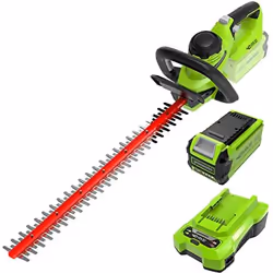 Taille-haie Greenworks G40HT61K2; 40 V; 1x2,0 Ah; 61 cm longueur; sans fil