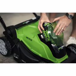 Greenworks 2504707UB tondeuse à gazon Tondeuse à gazon poussée Batterie Vert - Vue supplémentaire 5
