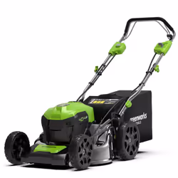 Greenworks GD40LM46SP, Tondeuse à gazon poussée, 750 m², 46 cm, 2,5 cm, 7 mm, 4 roue(s)