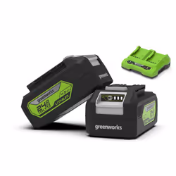 Ensemble d'accessoires Greenworks GSK24B4X; 24 V; 2x4,0 Ah + Chargeur