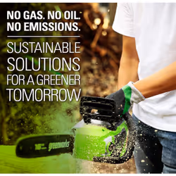 Greenworks 2005807 tronçonneuse 40 W Vert - Vue supplémentaire 7