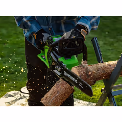 Tronçonneuse Greenworks GD40CS15K4; 40 V; 1x4,0 Ah; 35 cm bande