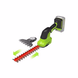 Haie et cisaillement d'herbe Greenworks G24SHT; 24 V (sans batterie et chargeur)
