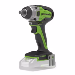 Greenworks GD24IW400, Visseuse à percussion, Poignée de pistolet, 1/2", Noir, Vert, 2800 tr/min, 400 N·m