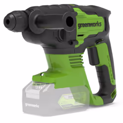 Greenworks 3803007, Sans clé, Noir, Vert, Moteur sans balai, 2,4 cm, 2 J, 1,3 cm