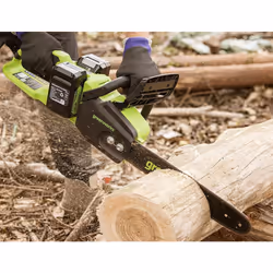 Tronçonneuse Greenworks GD24X2CS36K4x; 2x24 V; 2x4,0 Ah; 36 cm bande