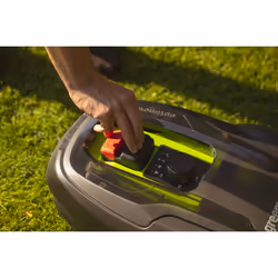 Greenworks 2513107 tondeuse à gazon Tondeuse à gazon robot Batterie Noir, Vert