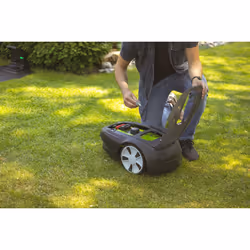 Greenworks 2513107 tondeuse à gazon Tondeuse à gazon robot Batterie Noir, Vert - Vue supplémentaire 4