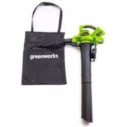 Souffleur de feuilles sans fil Greenworks GD24X2BVK4X; 2x24 V; 2x4,0 Ah accu.