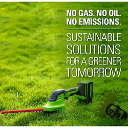 Greenworks 1600607VA cisaille sans fil 12 cm 24 V Lithium-Ion (Li-Ion) Noir, Vert - Vue supplémentaire 5