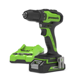Greenworks 3704007UA visseuse électrique et visseuse à percussion Noir, Vert