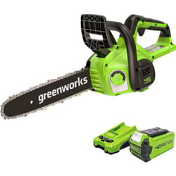 Tronçonneuse Greenworks G40CS30IIK2; 40 V; 1x2,0 Ah; 30 cm bande