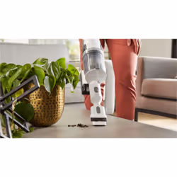 Greenworks GR4701107UBVT aspirateur balai et balai électrique Batterie Sec HEPA Sans sac Blanc 4 Ah