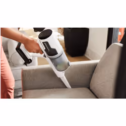 Greenworks GR4701107UBVT aspirateur balai et balai électrique Batterie Sec HEPA Sans sac Blanc 4 Ah