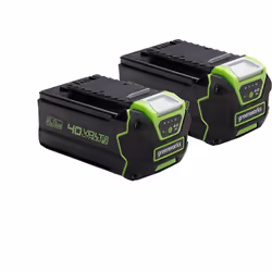 Batterie Greenworks G40BK4X; 40 V; 4,0 Ah; Li-ion; 2 unités