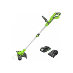 Coupe-bordures sans fil 30cm 24V Greenworks Batterie 2,0Ah - Chargeur - G24LT30K2